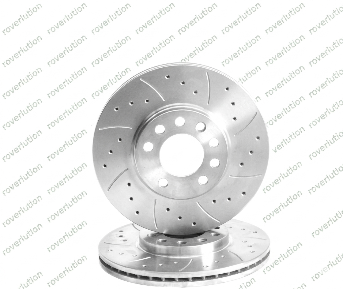 Rover 200/400 R8 XW 300mm front brake discs. (Redrilled) BIG brake kit