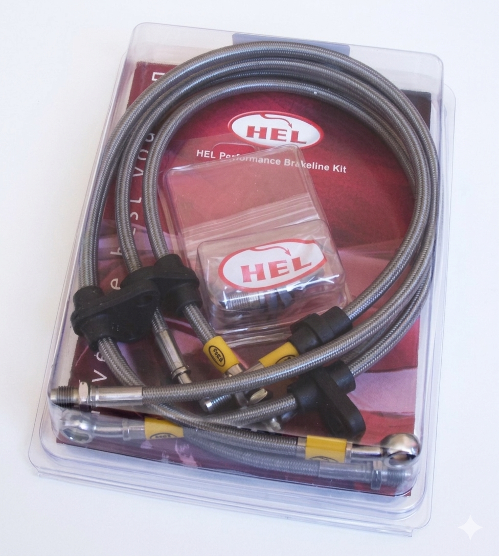 Rover 200/400 R8 XW HEL Braided brake lines (DRUMS)