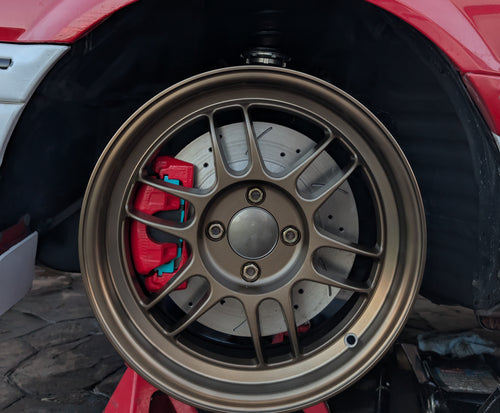 Rover 200/400 R8 XW 300mm front brake discs. (Redrilled) BIG brake kit